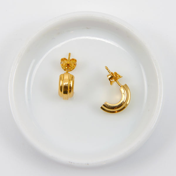 Demi Semi Hoop Earrings