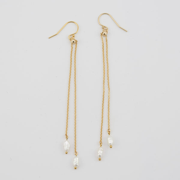 FELI CHAIN DROP EARRINGS