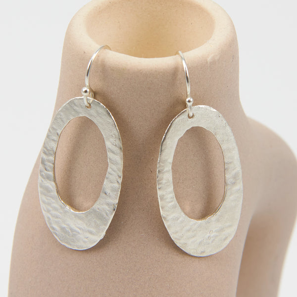 OVAL DROP EARRINGS