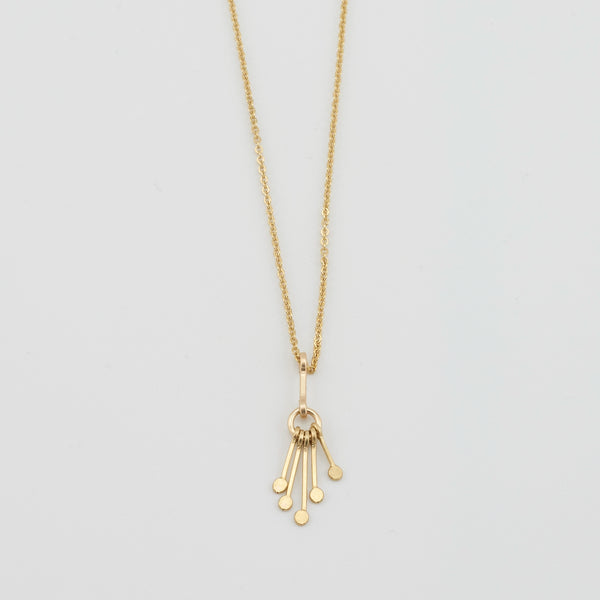 ANKA FRILL PENDANT NECKLACE