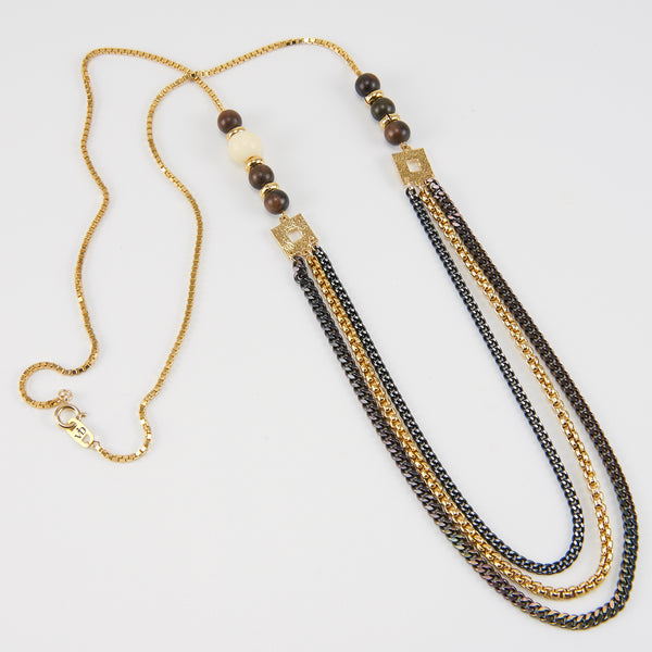 LILA MULTI-CHAIN NECKLACE