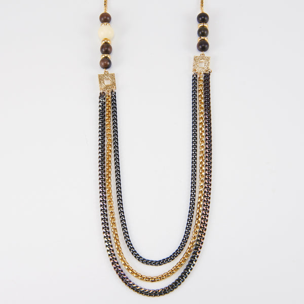 LILA MULTI-CHAIN NECKLACE