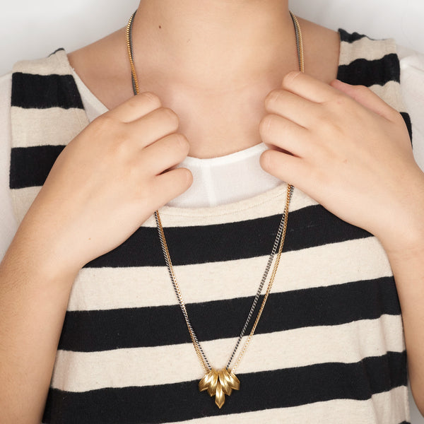 MILA DUAL CHAIN NECKLACE