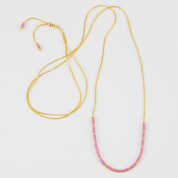 NOONA BEADED CHAIN NECKLACE