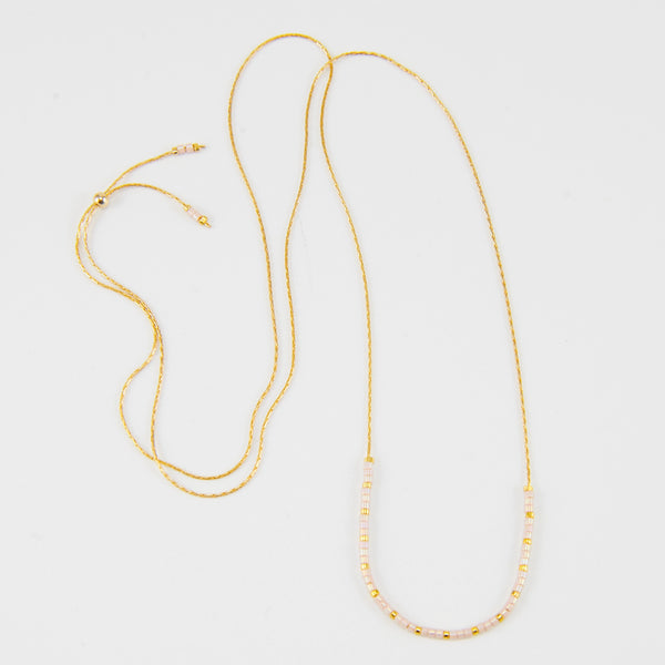 NOONA BEADED CHAIN NECKLACE