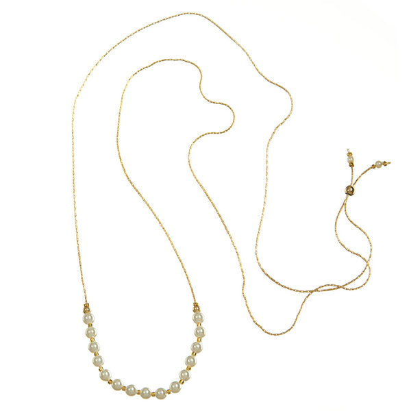 NOONA BEADED CHAIN NECKLACE