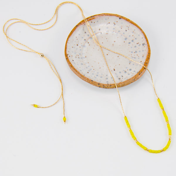 NOONA BEADED CHAIN NECKLACE