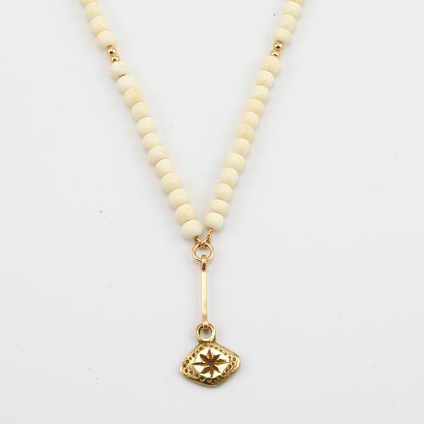 RUE VINTAGE BEAD NECKLACE