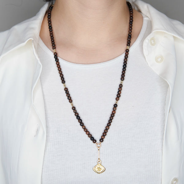 SAGE BALL CHAIN NECKLACE