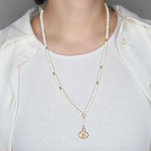 SAGE BALL CHAIN NECKLACE