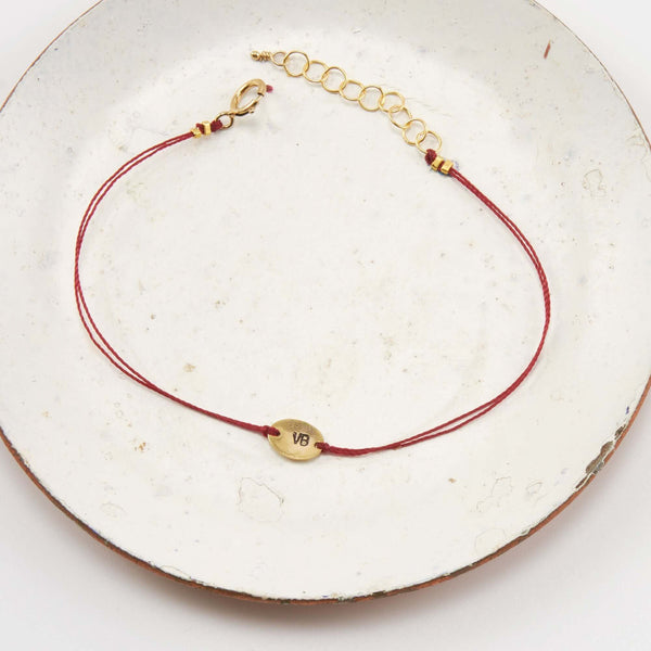 Prana Disc Good Luck Bracelet