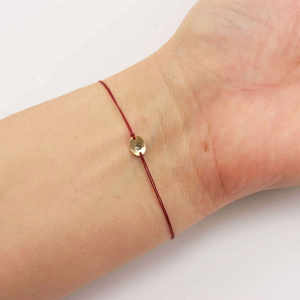 Prana Disc Good Luck Bracelet