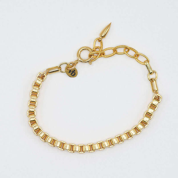 VAL PIKE PENDANT BRACELET - GOLD JEWELRY | VICTORIA BEKERMAN