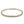 Polished white bronze beaded bangle bracelet.
