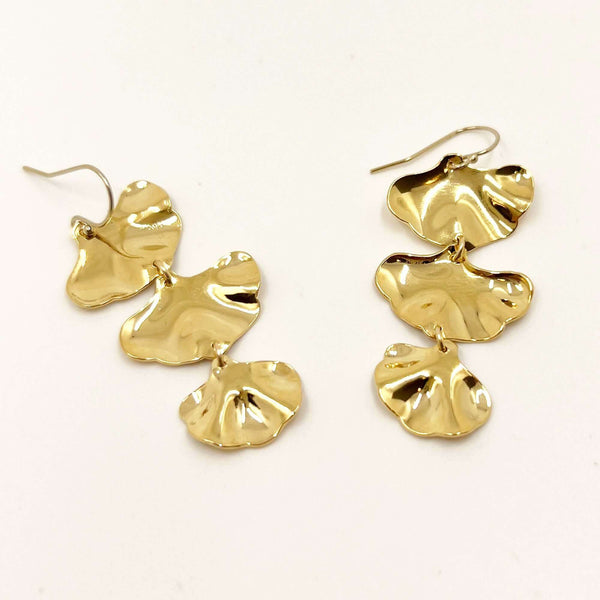 A Pair of Angela Leaf Earrings