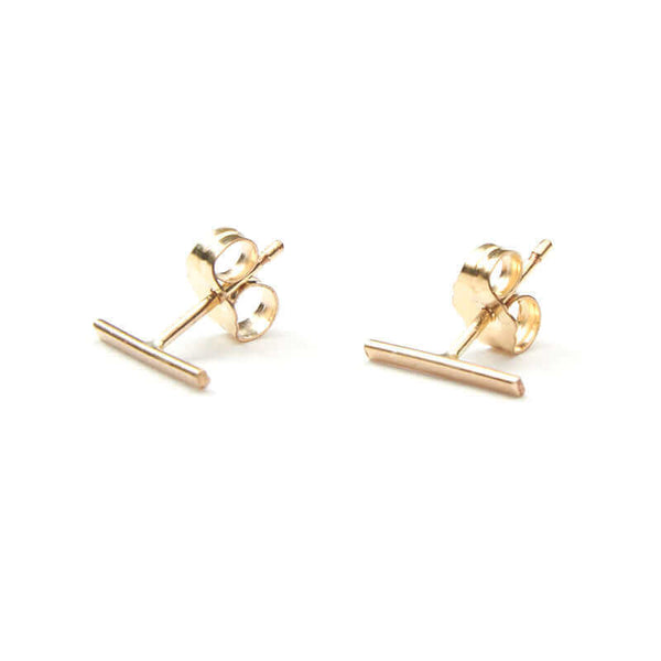 BAR POST STUD EARRINGS - JEWELRY FOR SALE | VICTORIA BEKERMAN