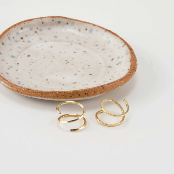 CURL TWIST EARRINGS