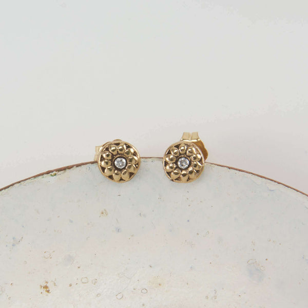 DAISY LARGE Flower Post Earrings