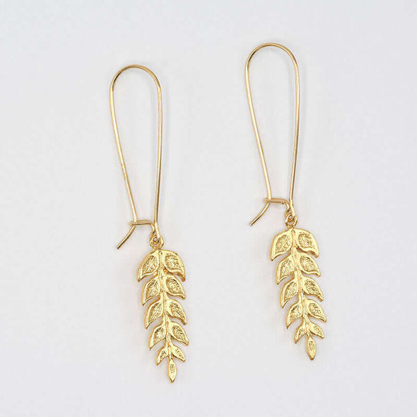 FERN DROP EARRINGS - STYLISH JEWELRY | VICTORIA BEKERMAN