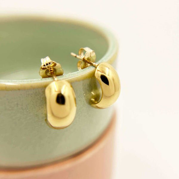 GABY SEMI HOOP EARRINGS