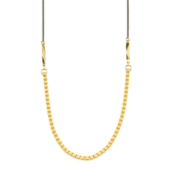 BOX CHAIN NECKLACE - LADIES NECKLACES | VICTORIA BEKERMAN