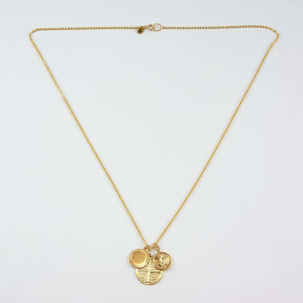 COLLEEN COINS PENDANT NECKLACE