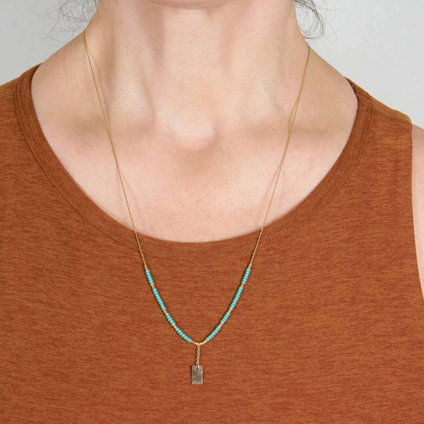 Ghalia Beaded Chain Necklace