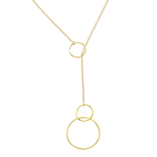 LAZO NECKLACE - GOLD NECKLACES | VICTORIA BEKERMAN