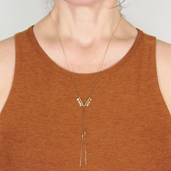 LUZ ADJUSTABLE CHARM NECKLACE