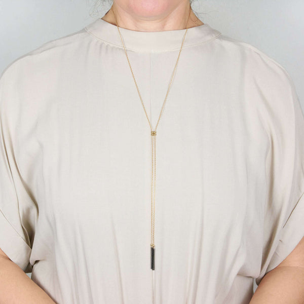 Taza Adjustable Tassel Necklace