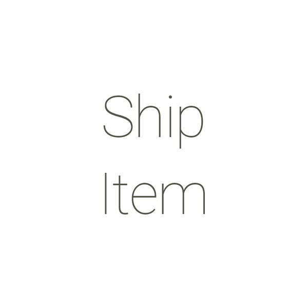 Ship Item to pay for miscellaneous shipping charge.