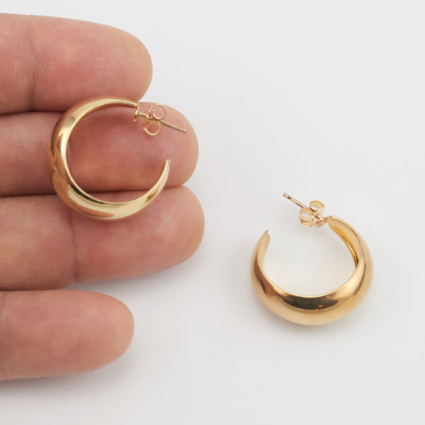 GEMMA CAST HOOP EARRINGS