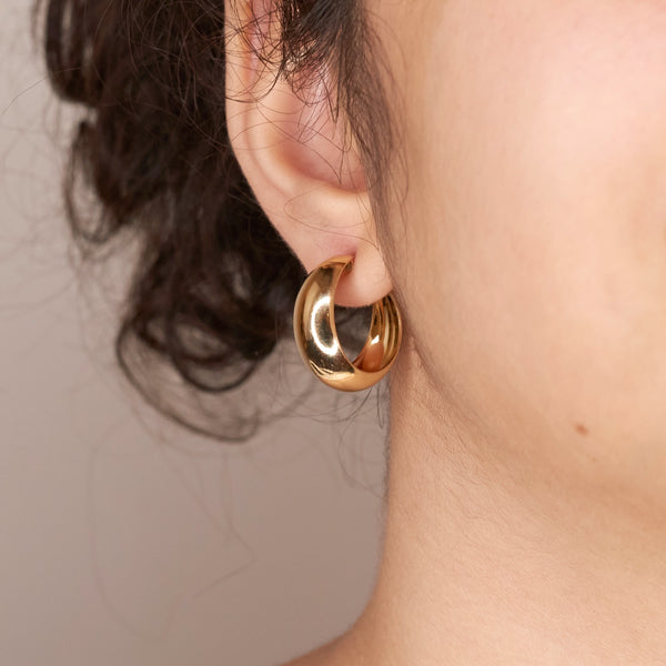 GEMMA CAST HOOP EARRINGS