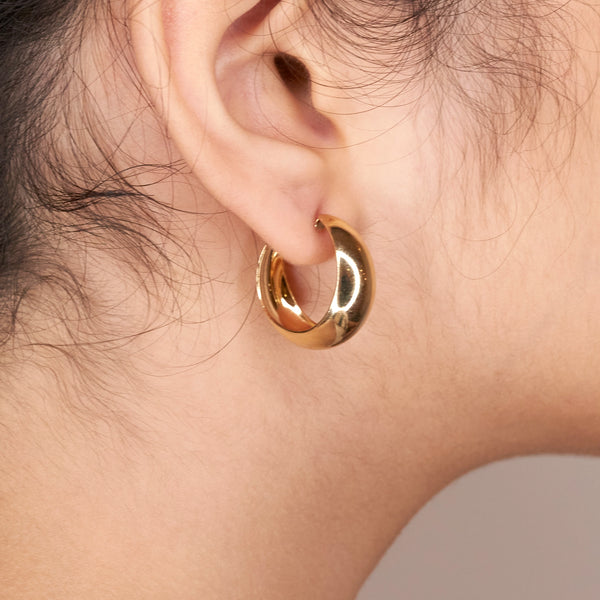 GEMMA CAST HOOP EARRINGS