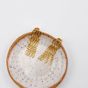 MALENA SHORT FRINGE DROP EARRINGS