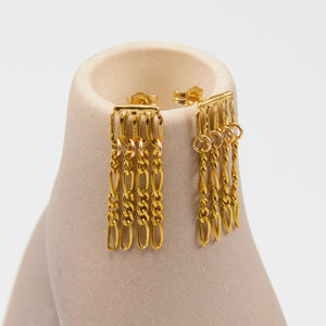 MALENA SHORT FRINGE DROP EARRINGS