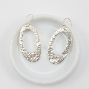 OVAL DROP EARRINGS