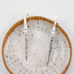 ZOR SILVER SPIKE EARRINGS