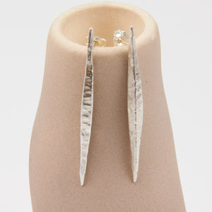 ZOR SILVER SPIKE EARRINGS