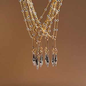LUPE BEAD CHAIN NECKLACE