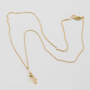 ANKA FRILL PENDANT NECKLACE