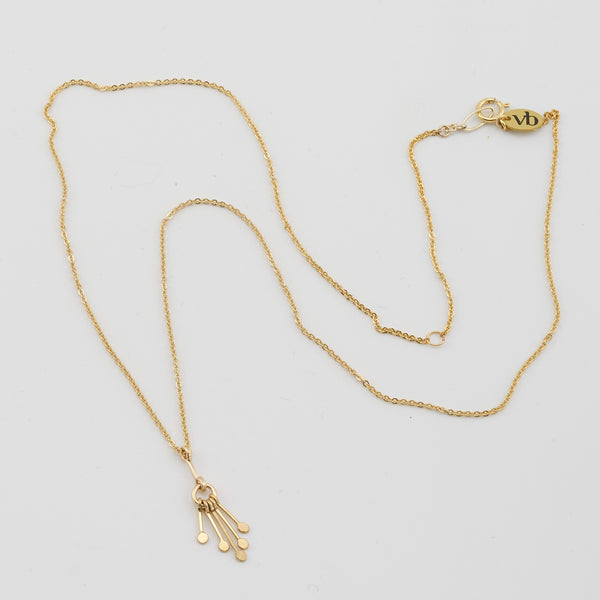 ANKA FRILL PENDANT NECKLACE