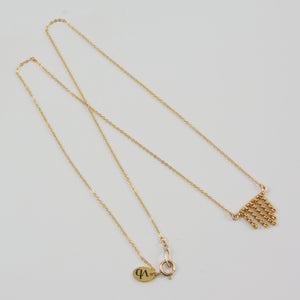 CHRYSA FRILL PENDANT NECKLACE