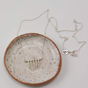 CHRYSA FRILL PENDANT NECKLACE