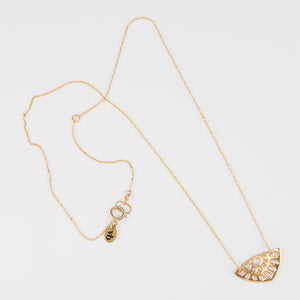 LOTUS PENDANT NECKLACE