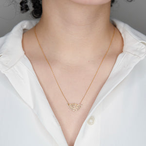 LOTUS PENDANT NECKLACE