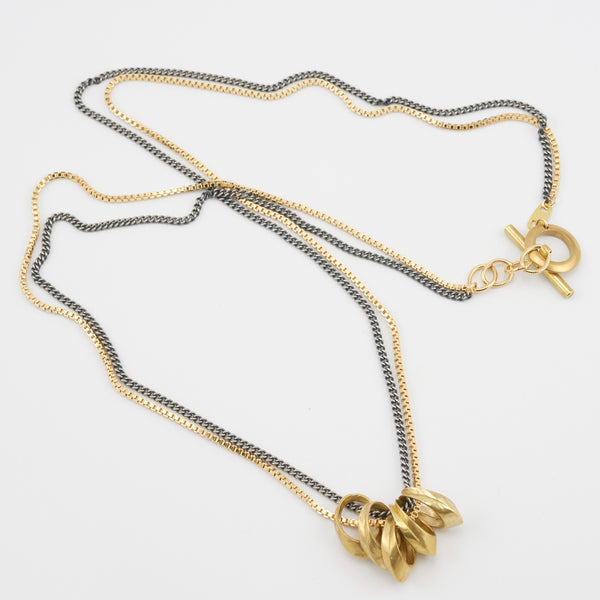 MILA DUAL CHAIN NECKLACE