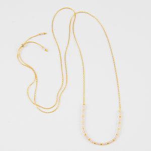 NOONA BEADED CHAIN NECKLACE