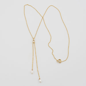 RIATA PEARL PENDANT NECKLACE