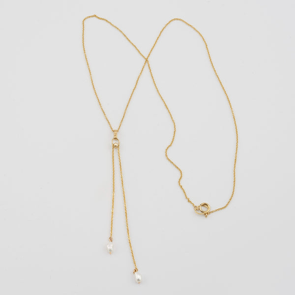 RIATA PEARL PENDANT NECKLACE